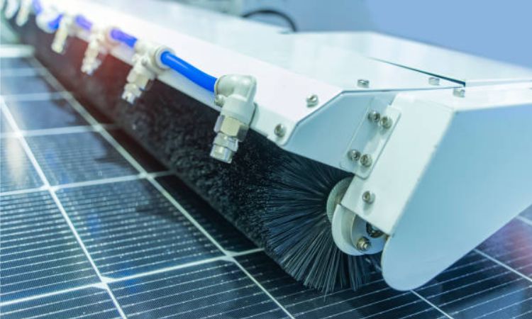 Chổi lau tấm pin năng lượng mặt trời